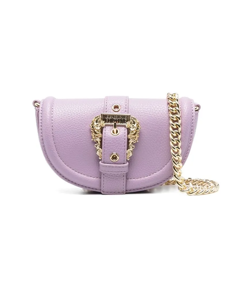 Versace Jeans Schultertasche mit Schnalle - Violett Violett
