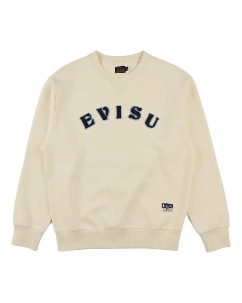 Evisu Sweatshirt mit Logo-Applikation - Nude Nude