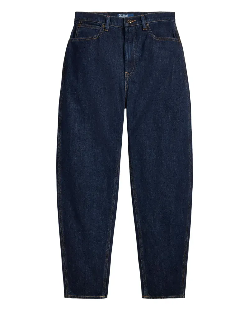 Ralph Lauren Jeans mit hohem Bund - Blau Blau