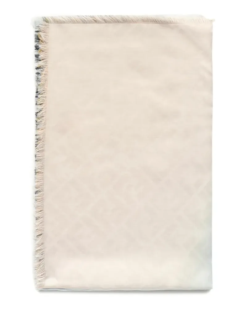 Fendi FF fringed-trim scarf - Gelb Gelb