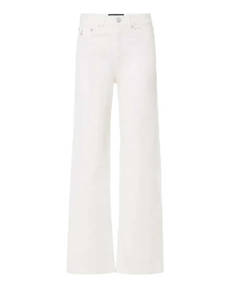 Iceberg logo-plaque wide-leg jeans - Weiß Weiß