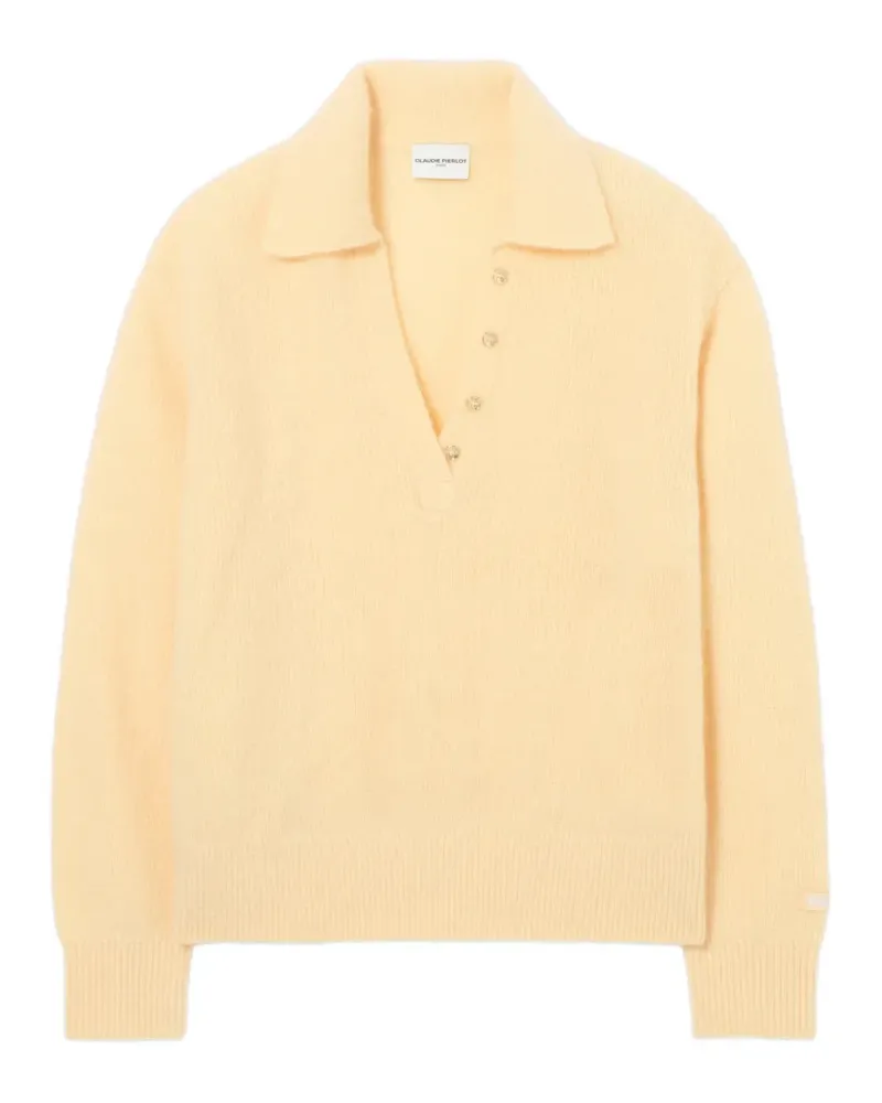 Claudie Pierlot Pullover mit lockerem Schnitt - Gelb Gelb