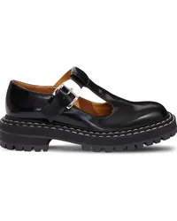 Proenza Schouler Mary Janes aus Lackleder Schwarz