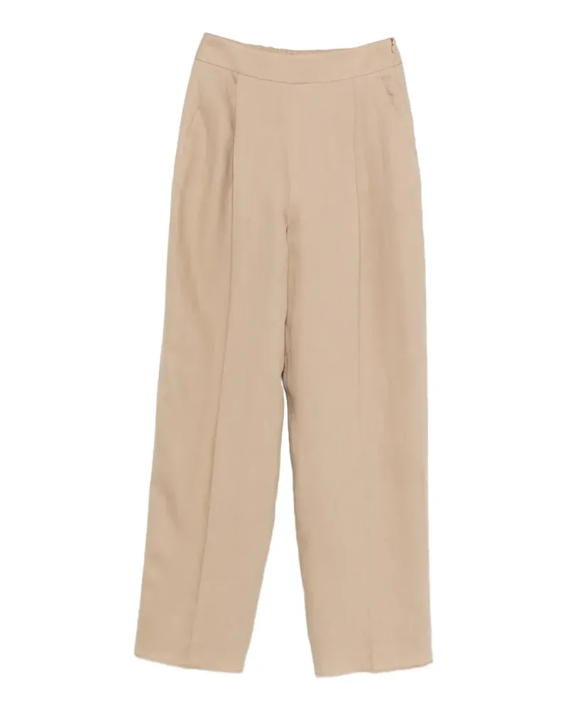 AGNONA pleated trousers - Nude Nude
