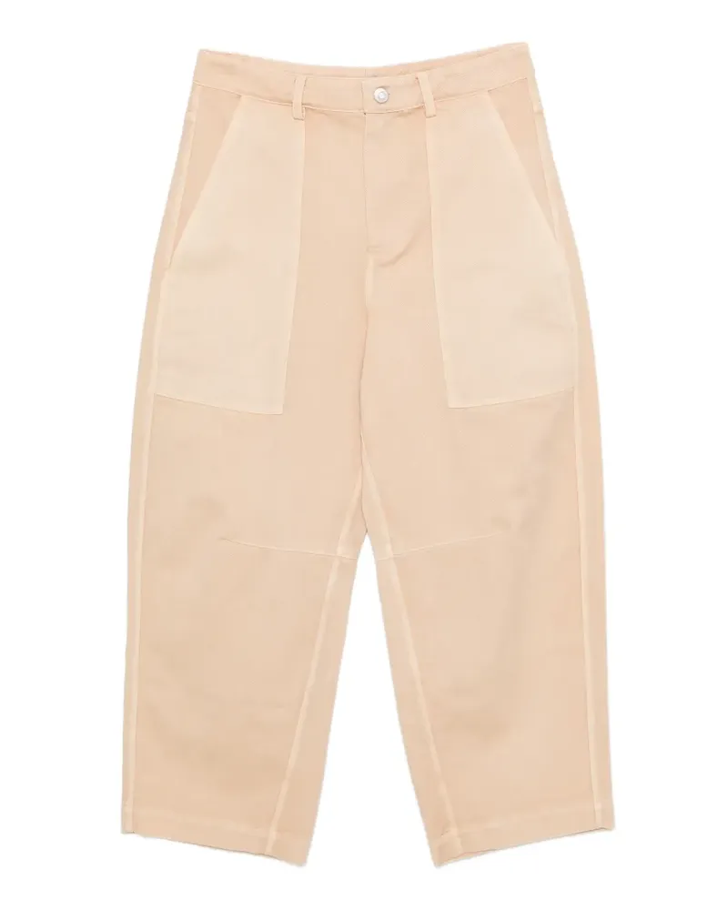 Roberto Collina patch-pocket trousers - Nude Nude