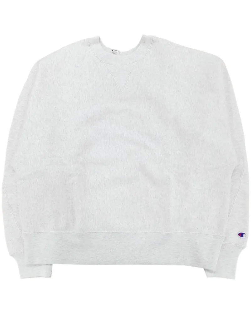 N.HOOLYWOOD x Champion Sweatshirt mit Logo-Patch - Nude Nude