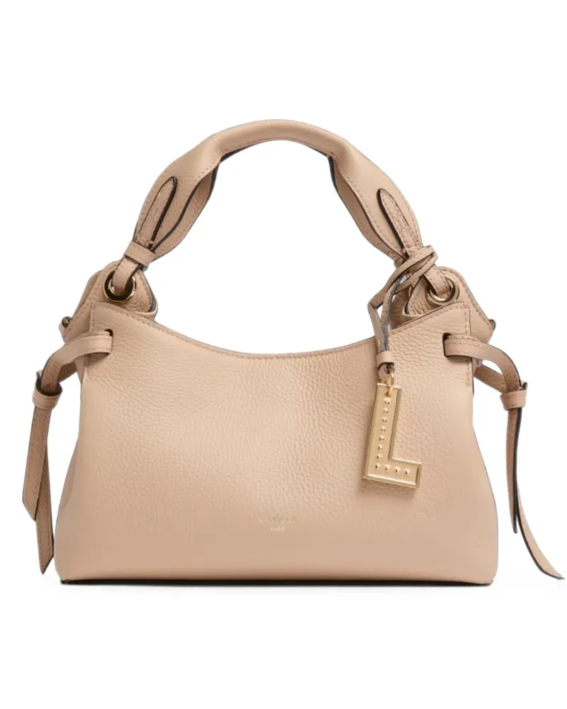 Lancel Swann grained leather tote bag - Nude Nude