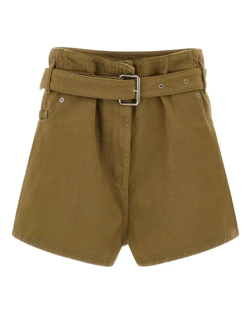 NUDE Scarlett belted shorts - Grün Grün