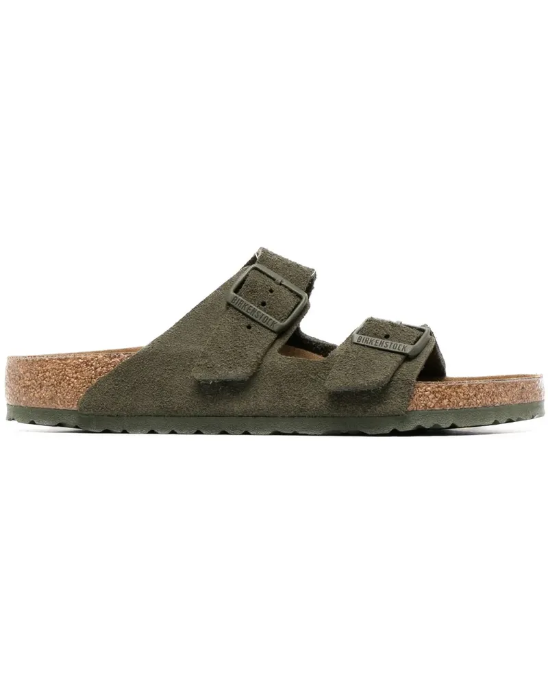 Birkenstock Sandalen aus Wildleder - Grün Grün