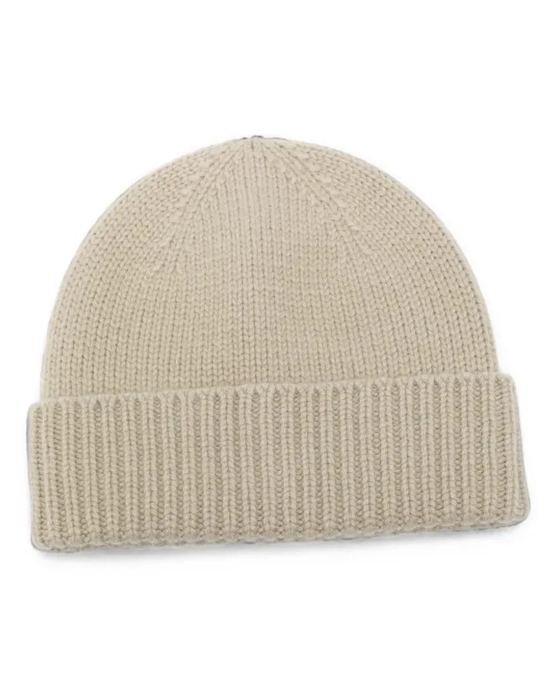 Totême Gerippte Beanie - Nude Nude