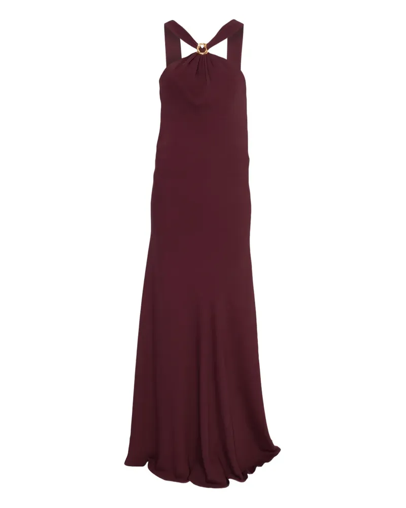 forte_forte Kleid mit Neckholder - Violett Violett