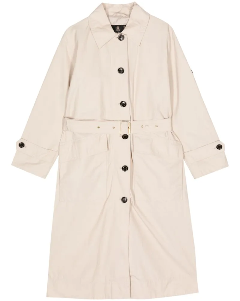 Barbour Einreihiger Trenchcoat Nude