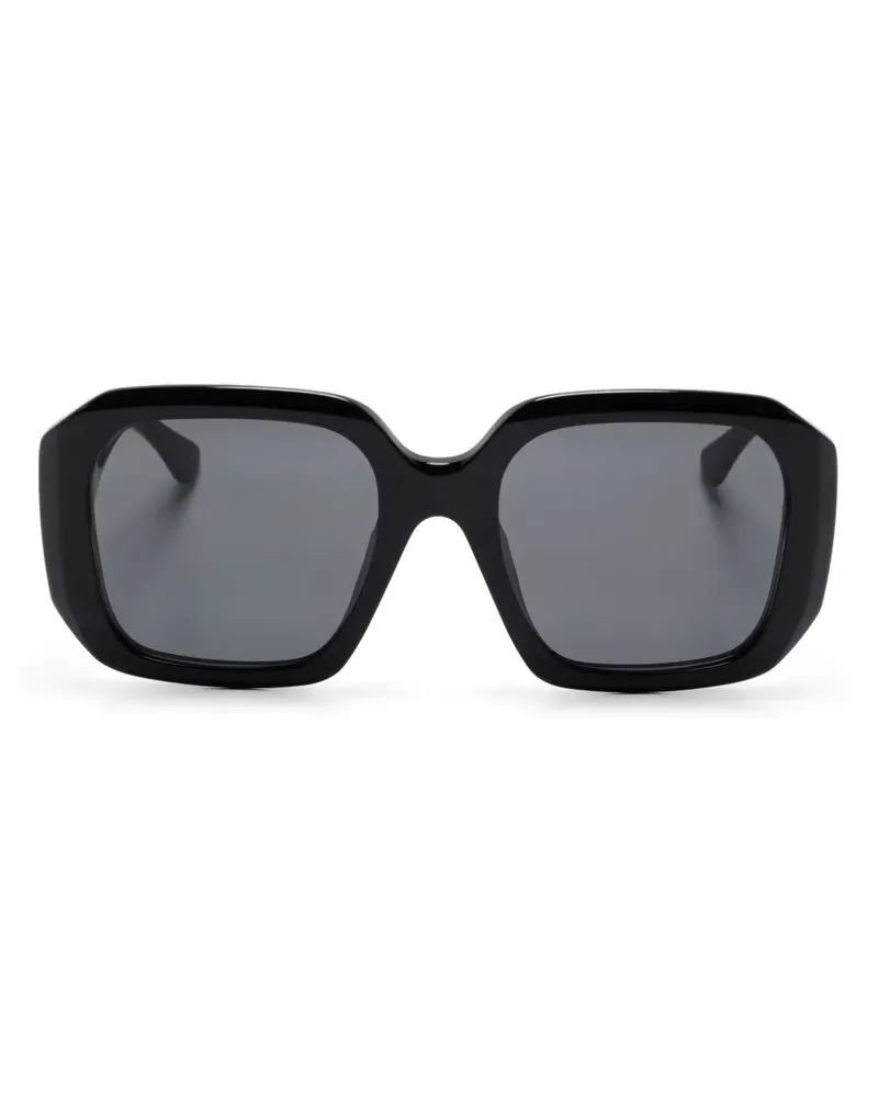Chloé Sonnenbrille mit Oversized-Gestell - Schwarz Schwarz