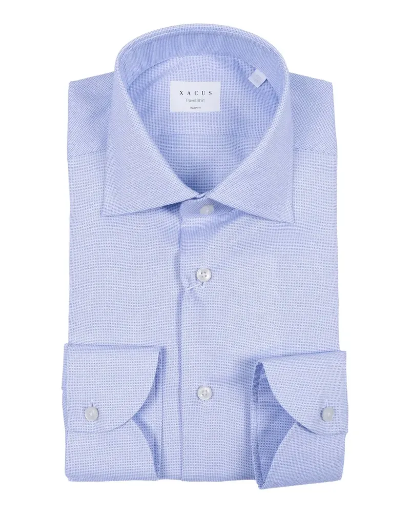 XACUS blue shirt - Blau Blau