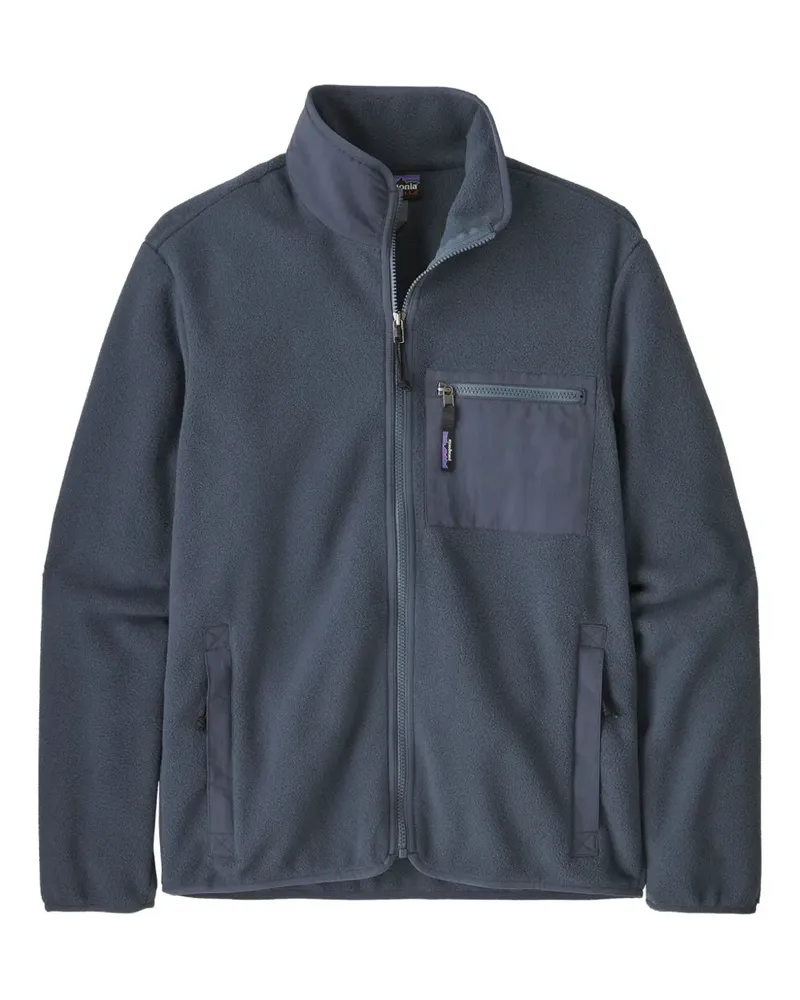 Patagonia x Synchilla® Pullover mit Reißverschlusstasche - Blau Blau