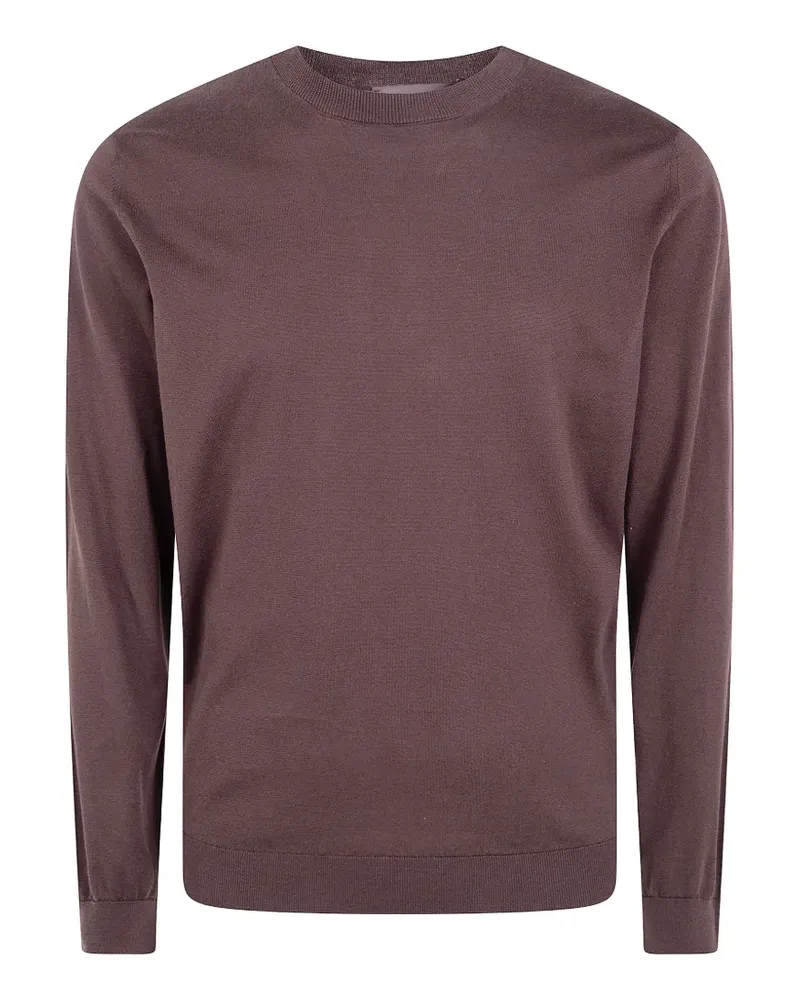 Filippo de Laurentiis fine-knit long-sleeved sweater - Braun Braun