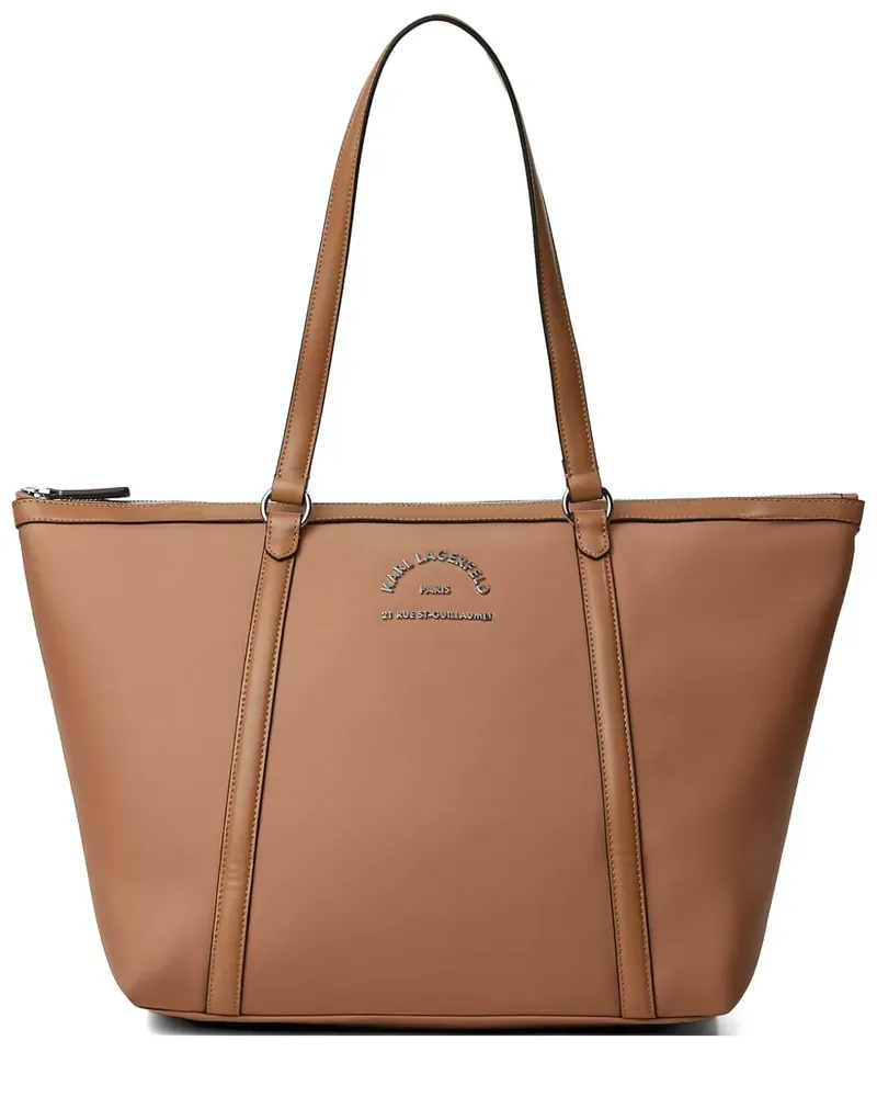 Karl Lagerfeld Mittelgroße Rue St-Guillaume Tote Bag - Braun Braun