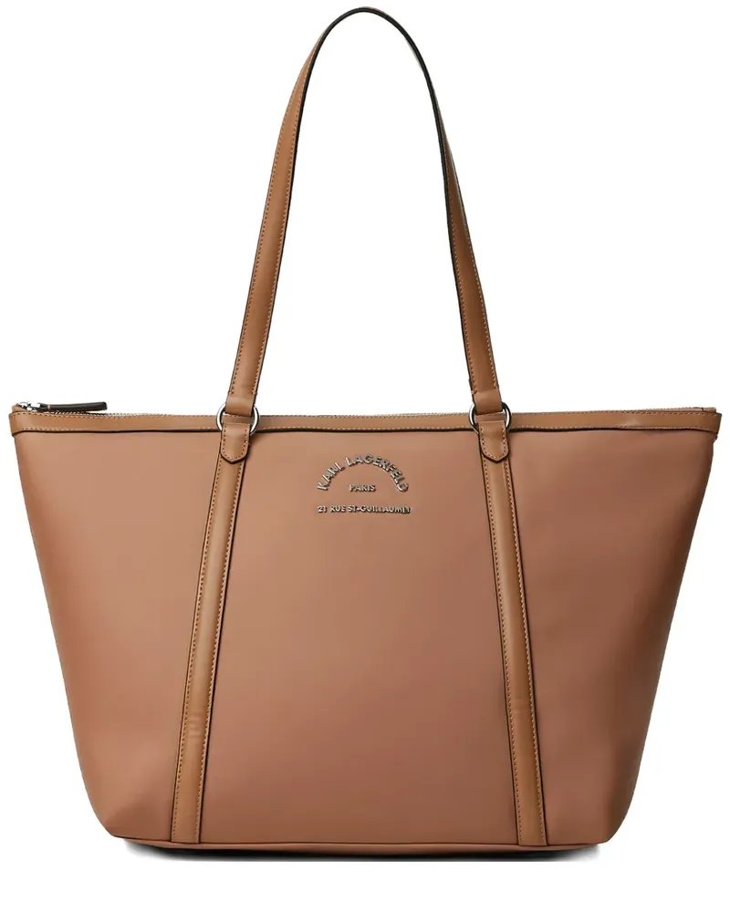 Karl Lagerfeld Mittelgroße Rue St-Guillaume Tote Bag - Braun Braun