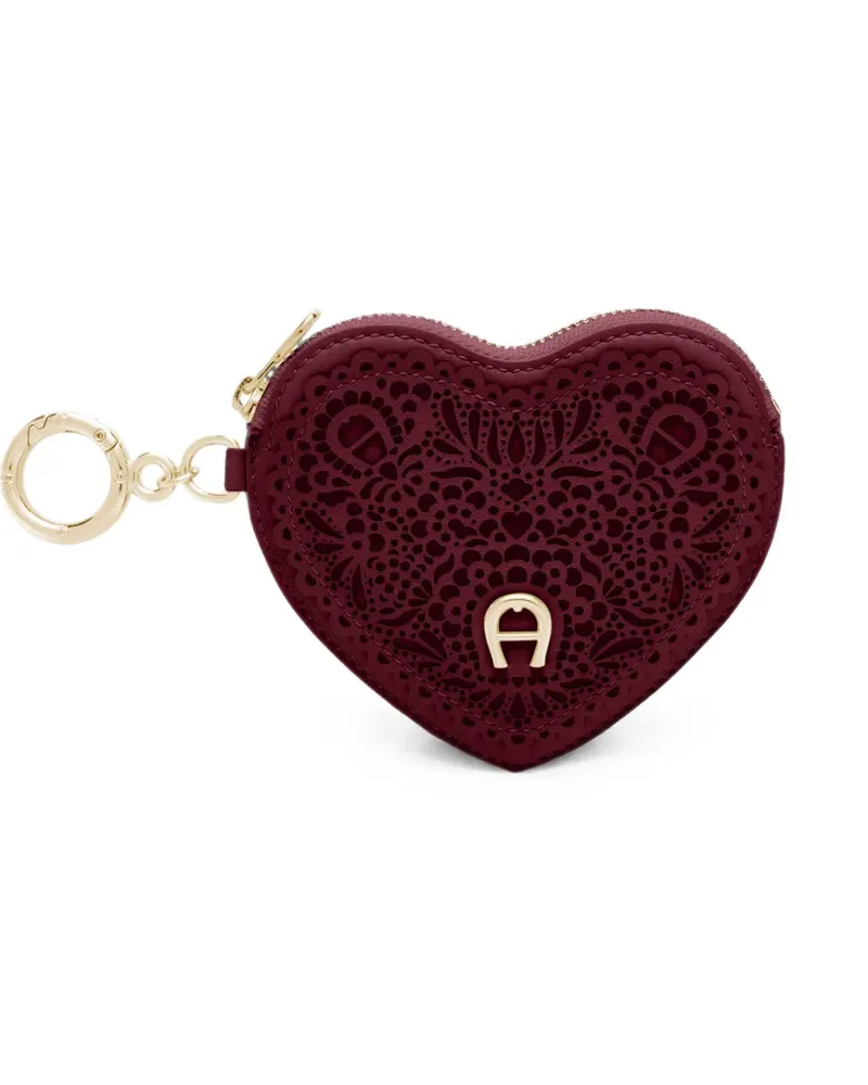 Aigner Anhänger mit Herzmotiv - Rot Rot
