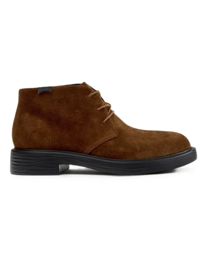 Camper Dean Stiefeletten aus Wildleder - Braun Braun