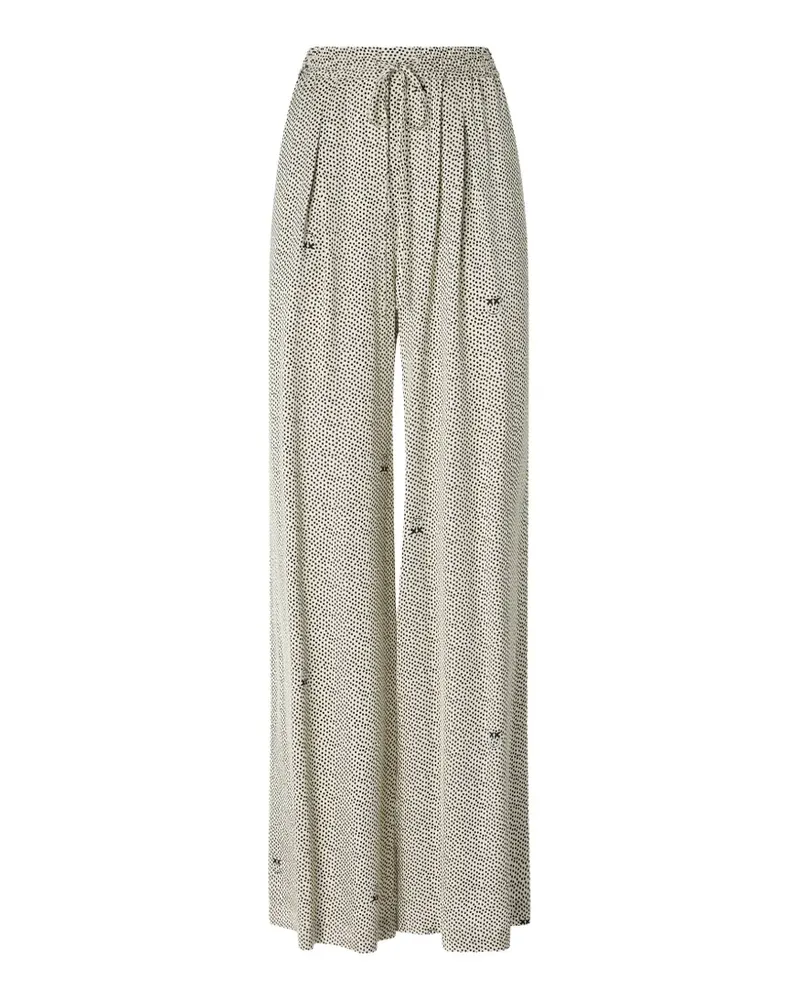 Pinko Palazzohose mit Polka Dots - Nude Nude