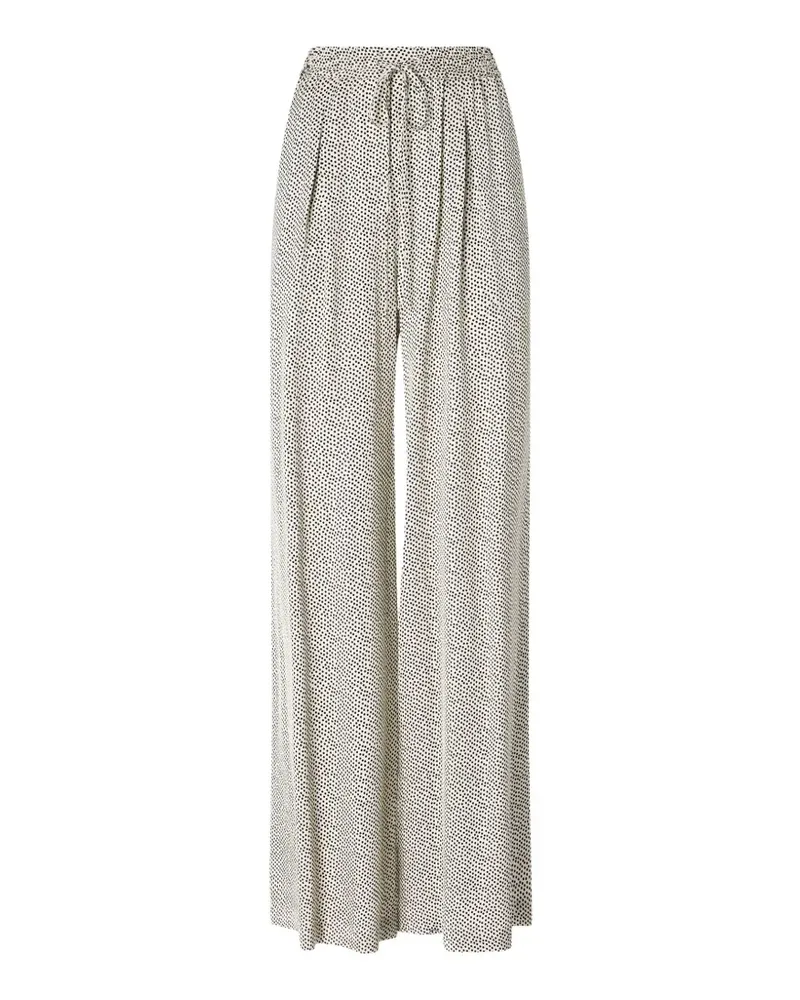 Pinko Palazzohose mit Polka Dots - Nude Nude