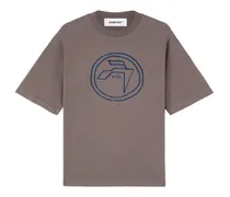 T-Shirt aus Bio-Baumwolle mit Emblem-Print