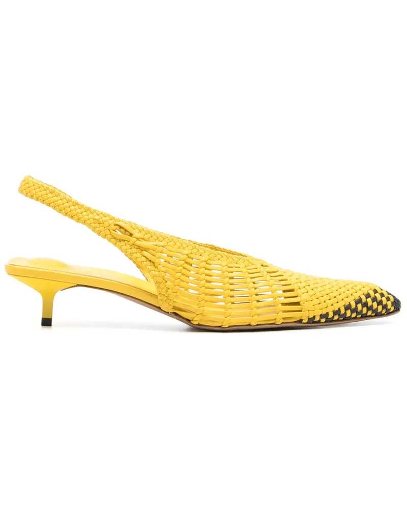 Jacquemus Les Cubisto Banane Pumps 30mm - Gelb Gelb