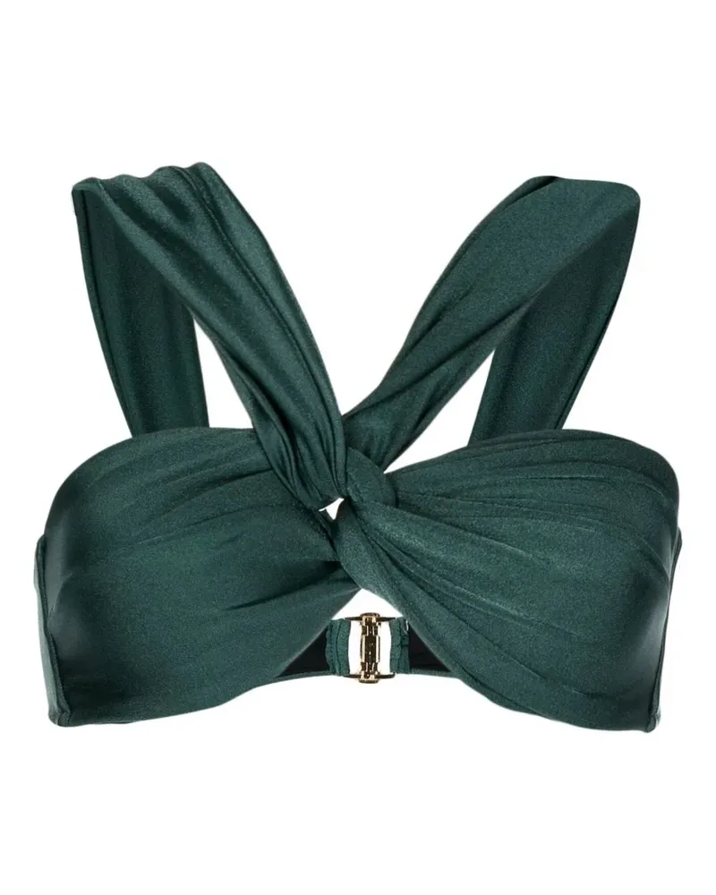 Pat Bo Schulterfreies Bikinioberteil - Grün Grün