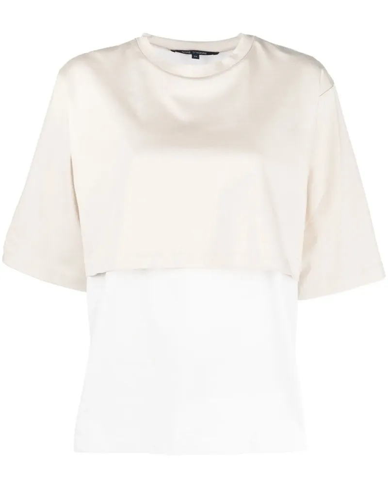 Sofie D'Hoore T-Shirt im Layering-Look - Nude Nude