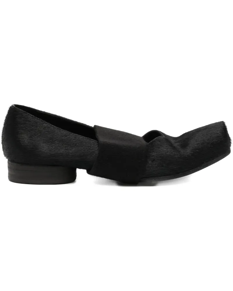 Uma Wang strap flat pumps - Schwarz Schwarz