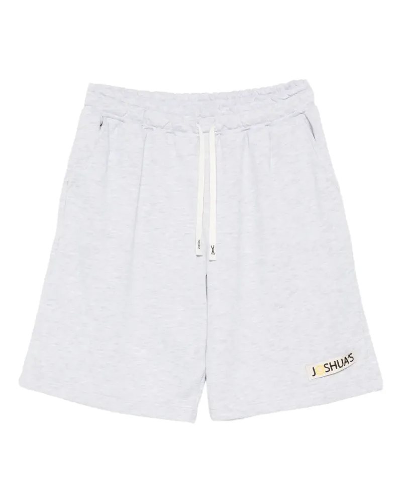 Joshua Sanders logo-tag drawstring track shorts - Grau Grau