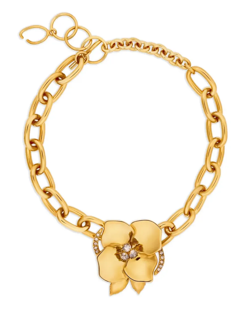 Oscar de la Renta Halskette in Perlenoptik - Gold Gold