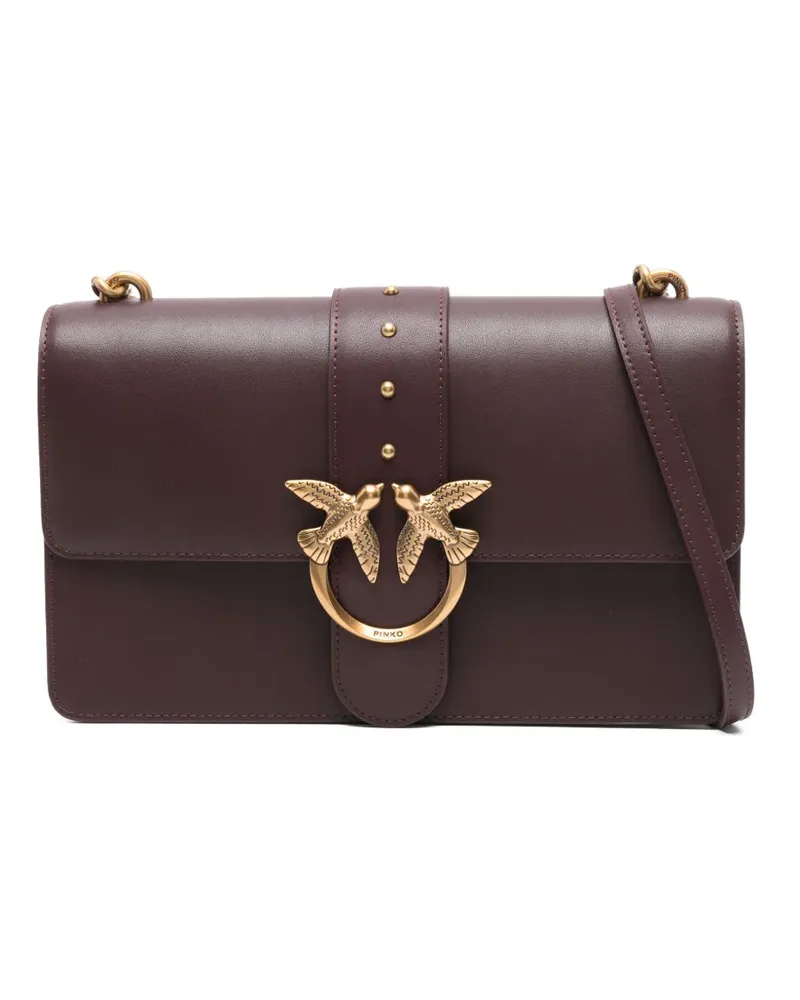 Pinko Classic Love One Schultertasche - Violett Violett