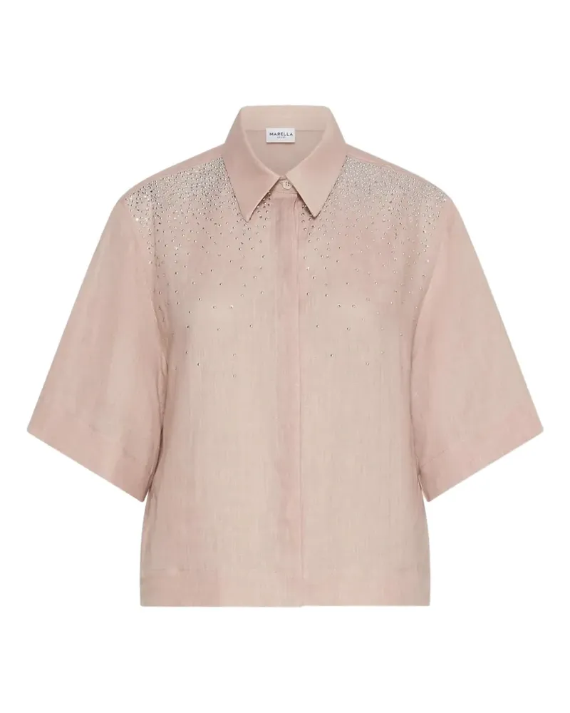 MARELLA embellished shirt - Rosa Rosa