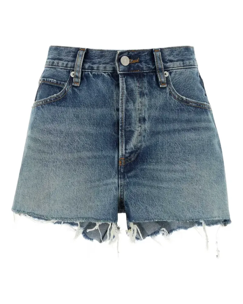 Frame Denim Ausgefranste The Dare Shorts - Blau Blau