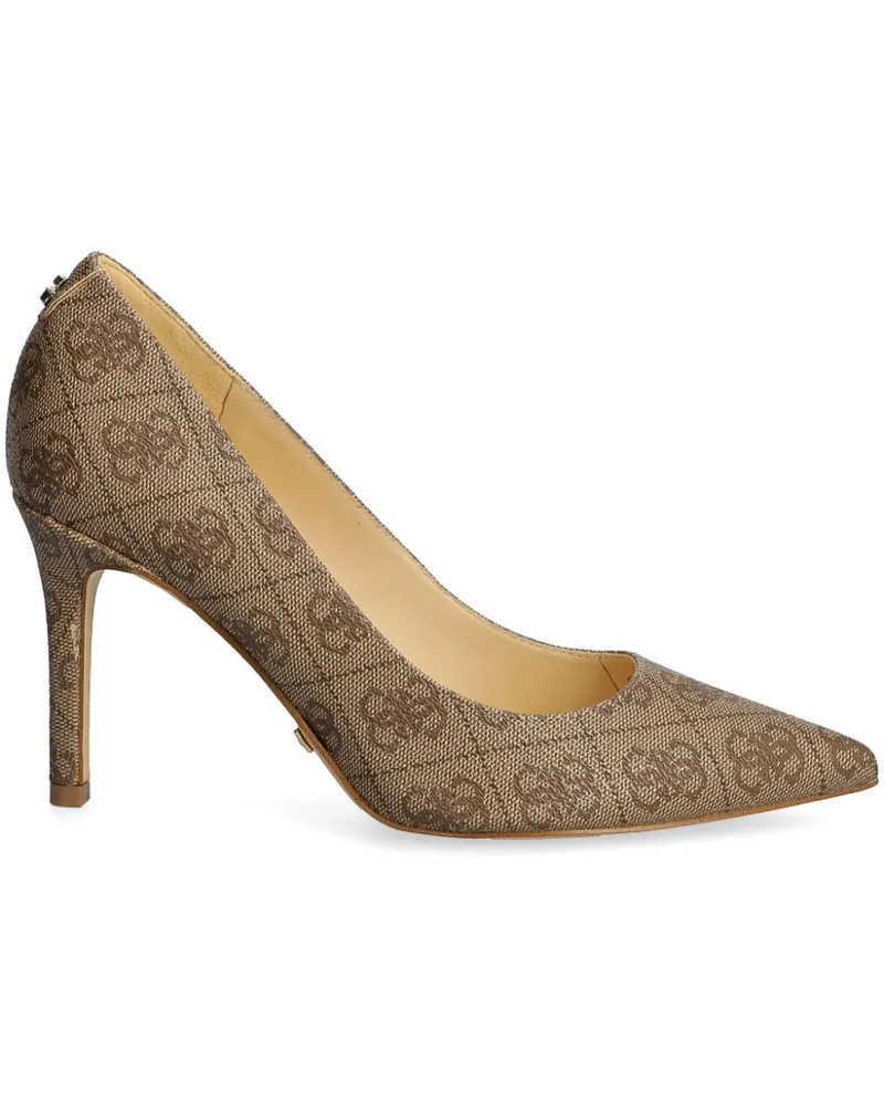 Guess Pumps mit Logo, 86mm - Nude Nude