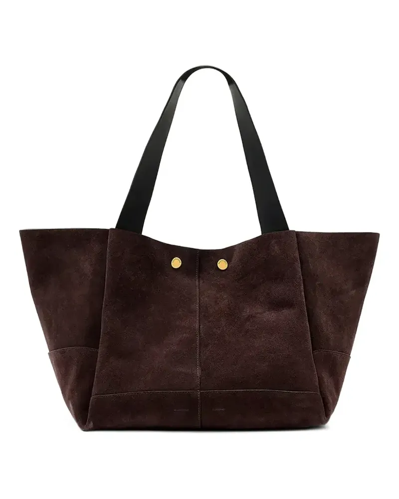 AllSaints Rosalie Tote Bag mit Wildleder-Finish - Braun Braun