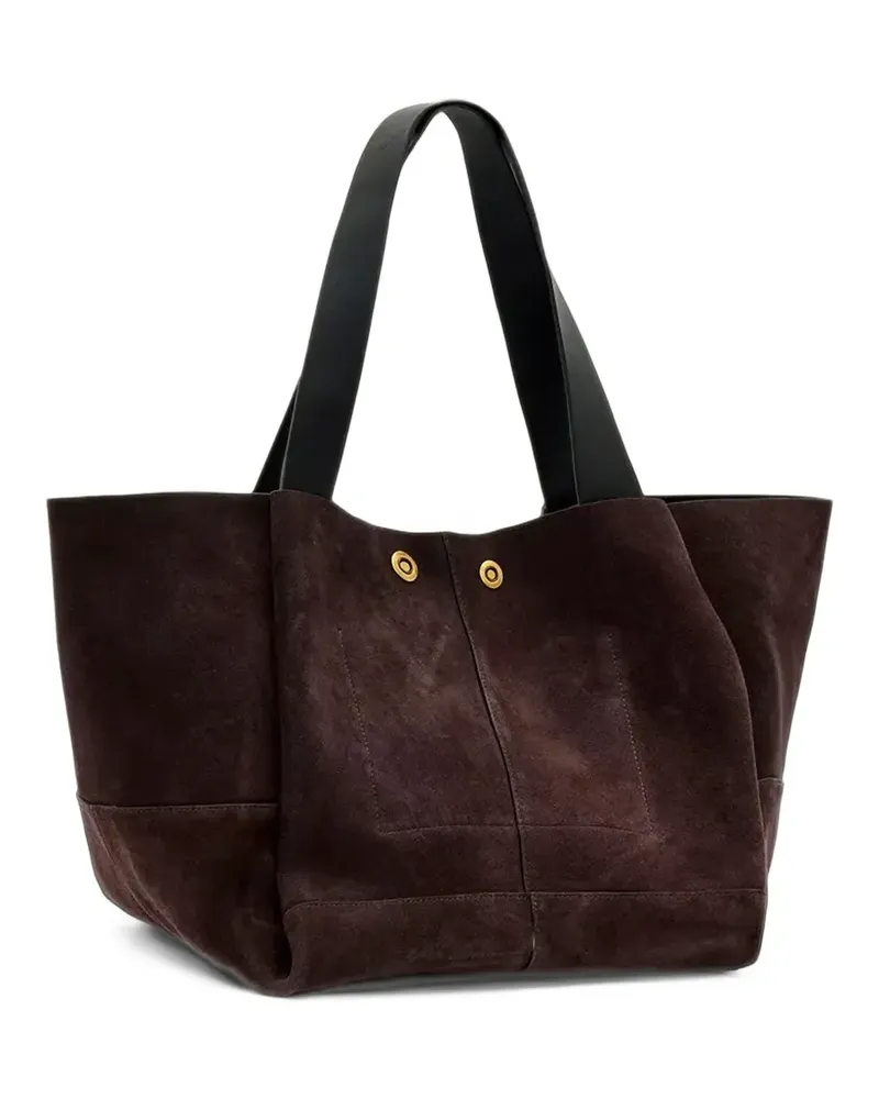 AllSaints Rosalie Tote Bag mit Wildleder-Finish - Braun Braun