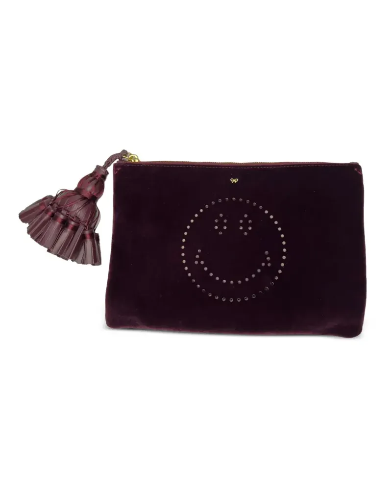 Anya Hindmarch Perforierte Georgiana Clutch - Violett Violett