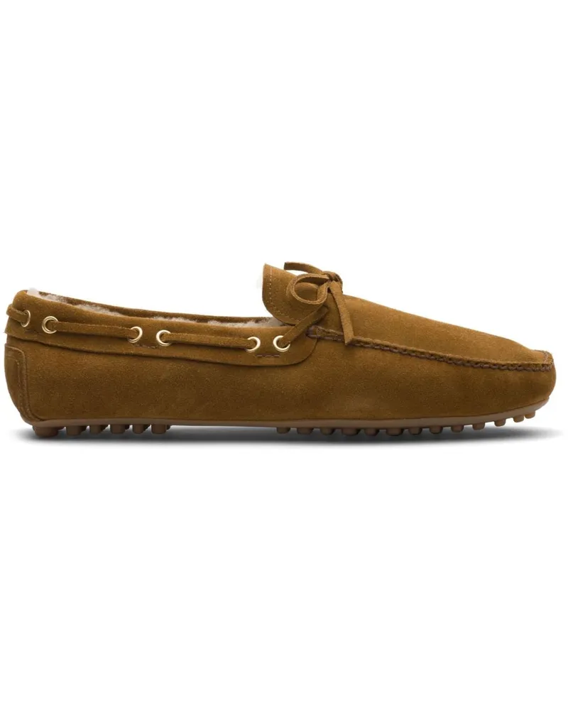 Car Shoe Loafer aus Wildleder - Braun Braun