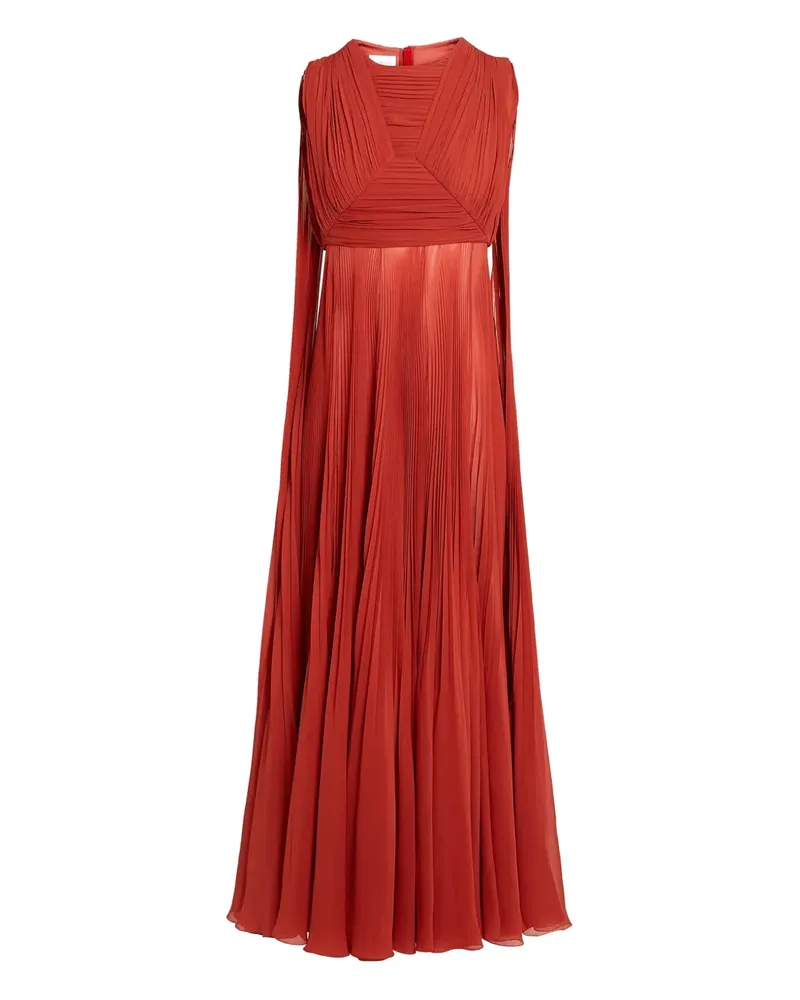 Giambattista Valli Maxikleid aus Seide - Rot Rot
