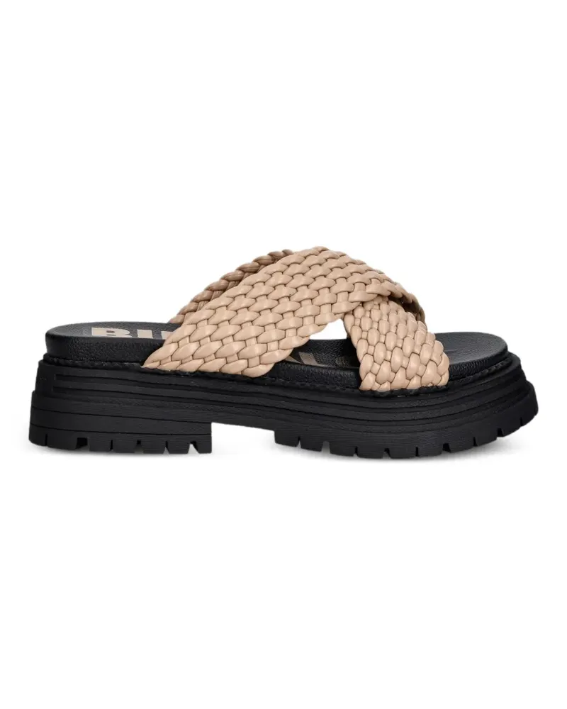 Buffalo Lennox Cross sandals - Nude Nude