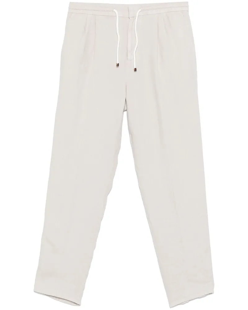 Brunello Cucinelli Hose aus Leinen Nude