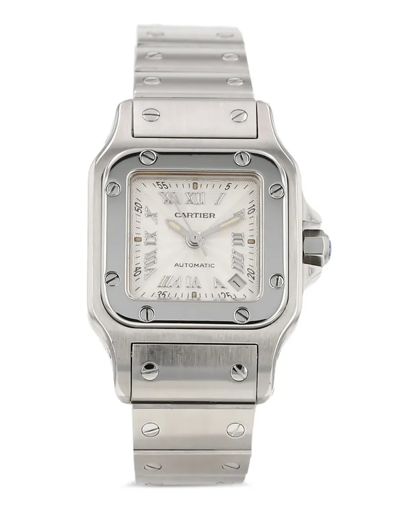 Cartier 2000s Santos Armbanduhr 36mm - Silber Silber