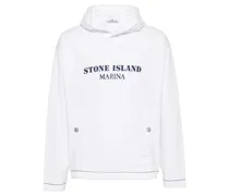 Hoodie mit Logo-Print - Weiß