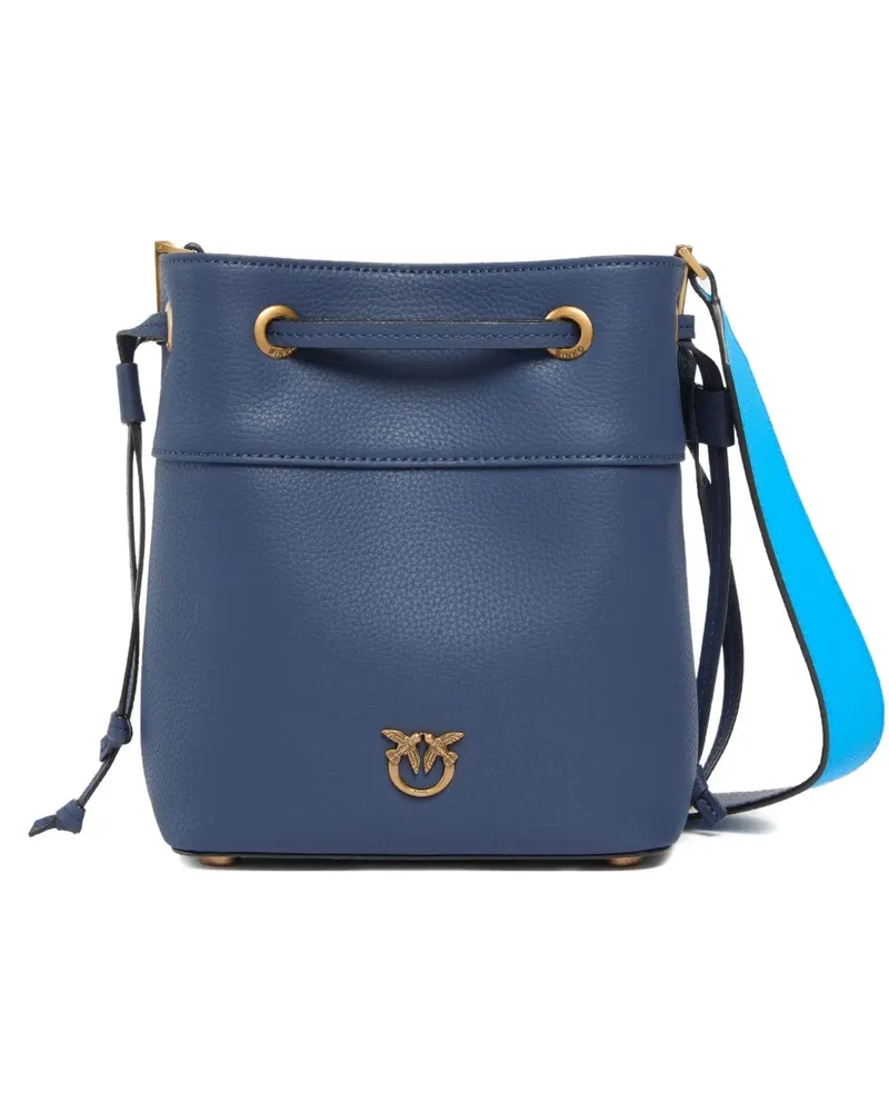 Pinko Beuteltasche mit Kordelzug - Blau Blau