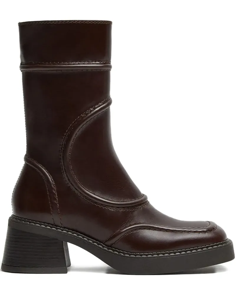 Miista Malene Stiefel 60mm - Braun Braun