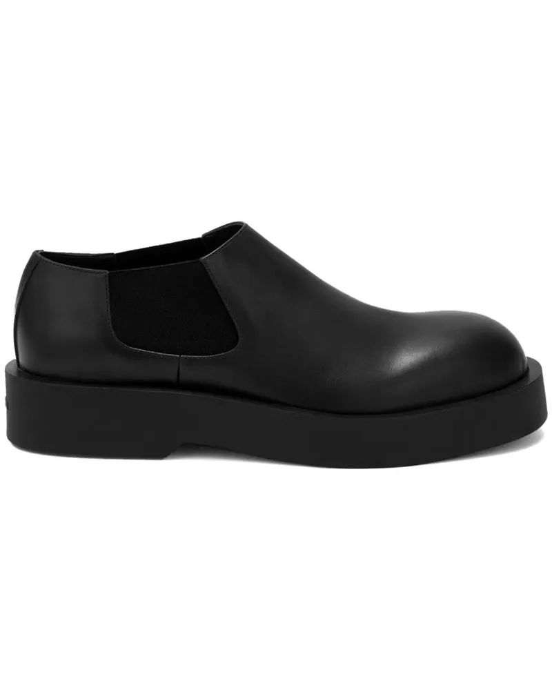 Jil Sander Loafer mit runder Kappe - Schwarz Schwarz