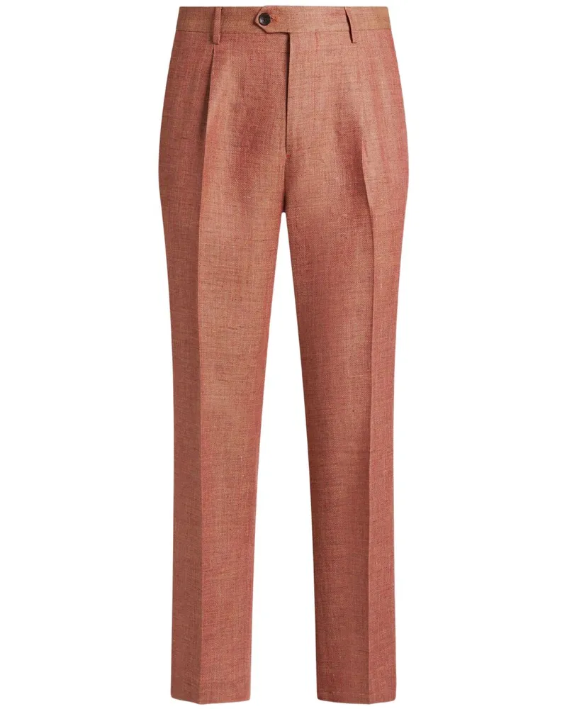 Etro Hose mit Bügelfalten - Rot Rot